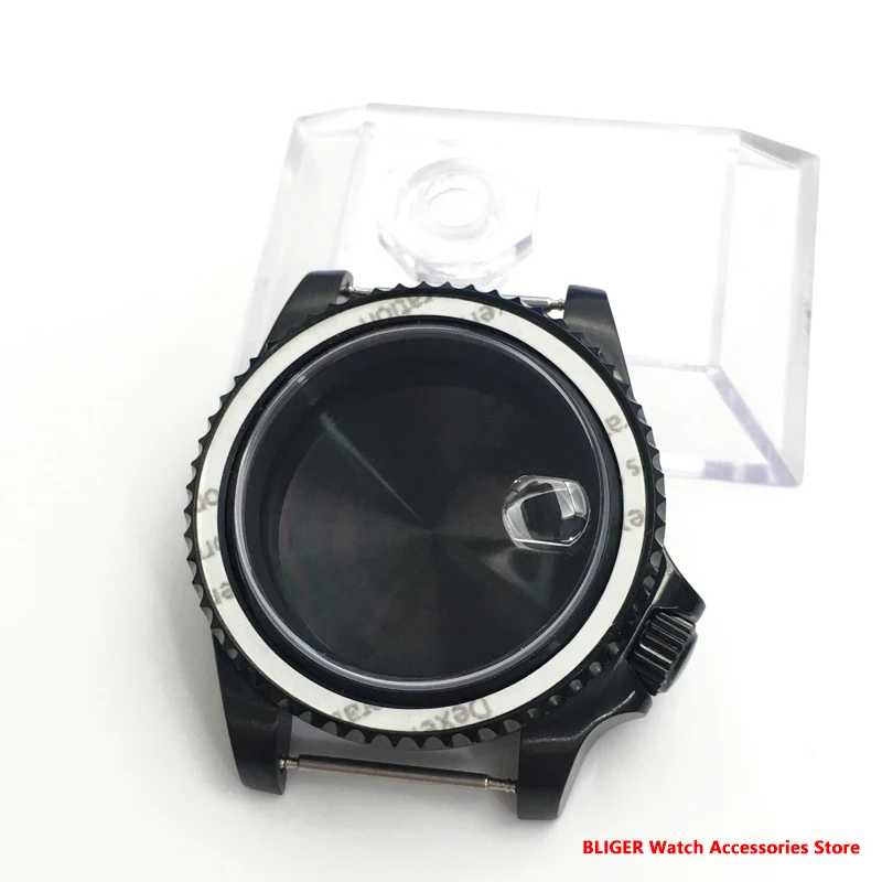 

BligerNew40mmBlackAutomatic MechanicalMen'sWatchCase SapphireGlassBlackFitNH34NH35NH36ETA2824Miyota8215Mingzhu2813PT5000Movement