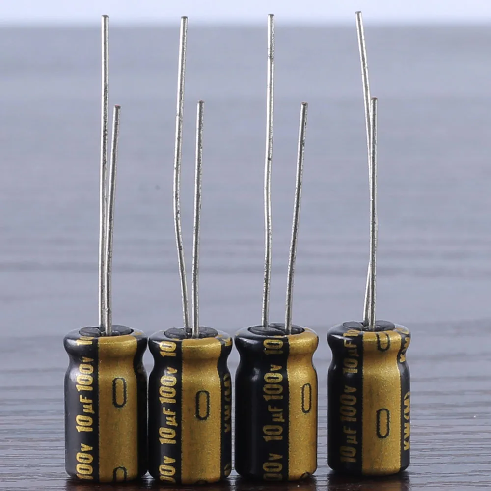10 шт. Nichicon KW мкФ 100v 10mfd аудио конденсаторы 6 мм * 11