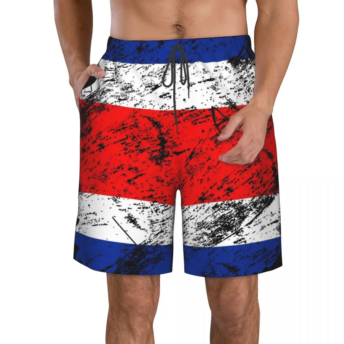 

Мужские пляжные шорты с 3D принтом, винтажные шорты из 2022 полиэстера с флагом страны, уличная одежда, пляжные шорты для бега с карманами, лето