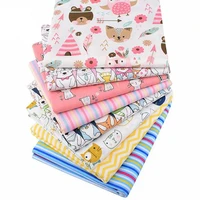cartoon printed baby cotton fabric bundle fabric for needlework patchwork quilting bedsheet cotton diy footage fabric