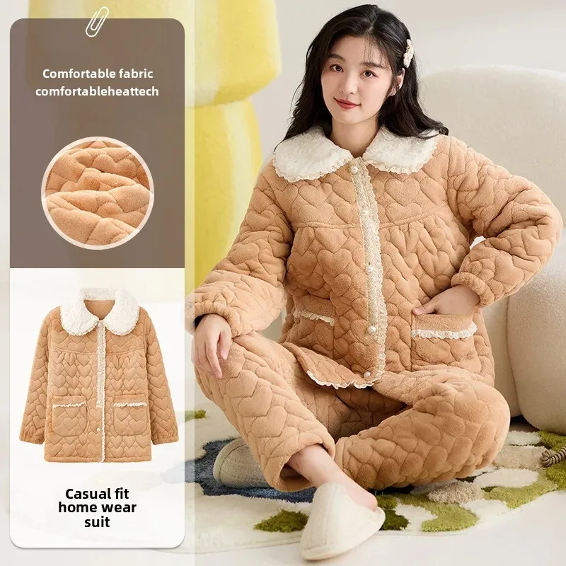 Зимняя коралловая флисовая подкладка трехслойная утолщенная фланелевая