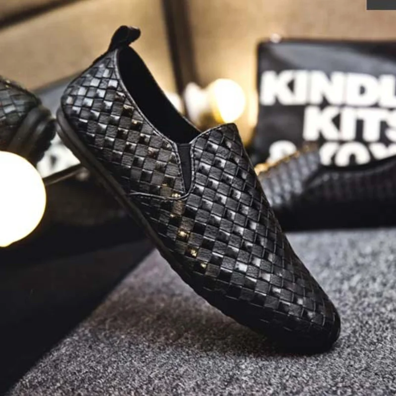 

Men Casual Shoes Fashion Light Men Loafers Moccasins Breathable Slip on Black Driving Shoes Plus Size Zapatillas Hombre 2023
