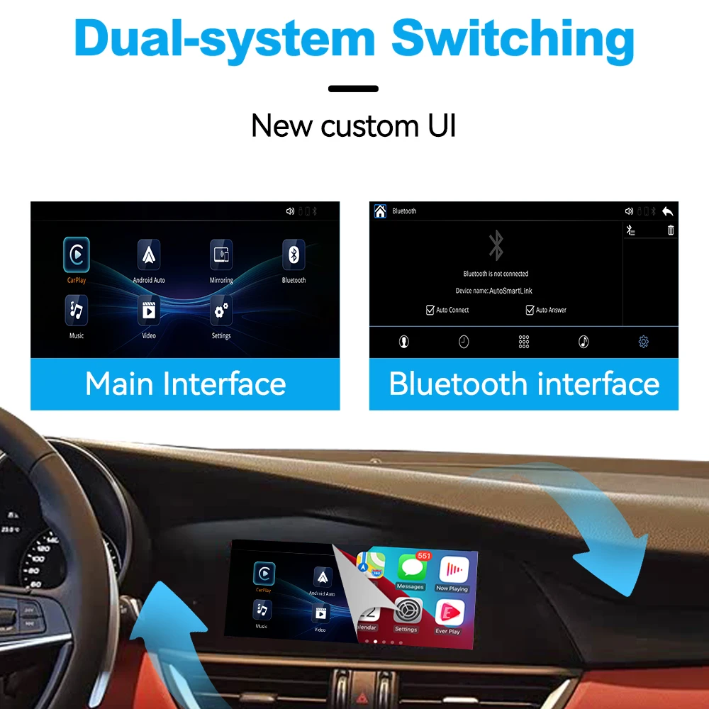 Фото Беспроводной модуль JoyeAuto Decoder CarPlay Android Auto для умных автомобильных систем Alfa Giulia/Stelvio 2017-2019 с функциями Mirror-Link и AirPlay №5