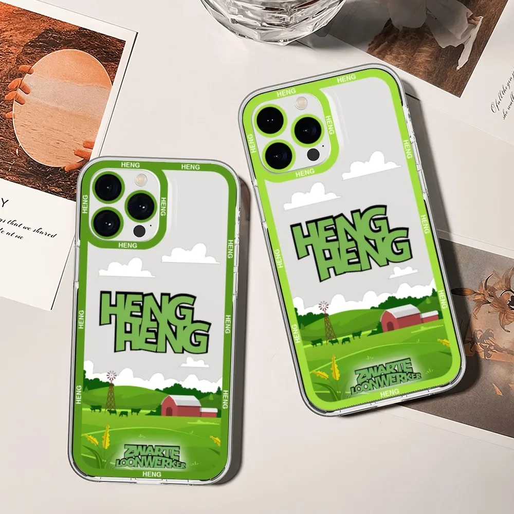 

HENG Phone Case For Xiaomi Redmi Note 5 6 7 8 9 Pro Max Transparent Border Shell