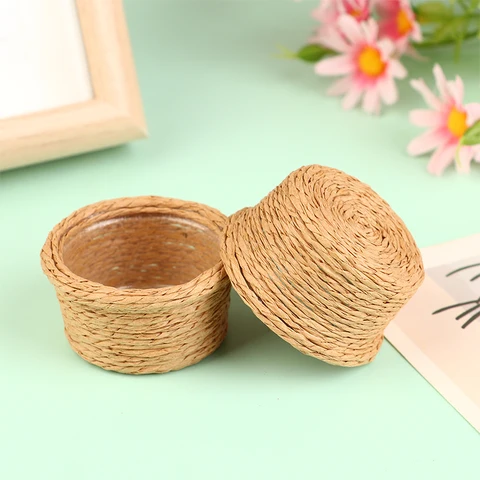 Миниатюрная корзина для хранения GJCUTE 1:12