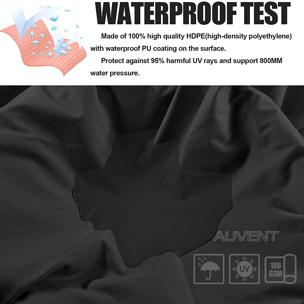Черный всепогодный тент для солнца квадратного, прямоугольного, для сада, террасы, бассейна, треугольный, для кемпинга, походов, двора.