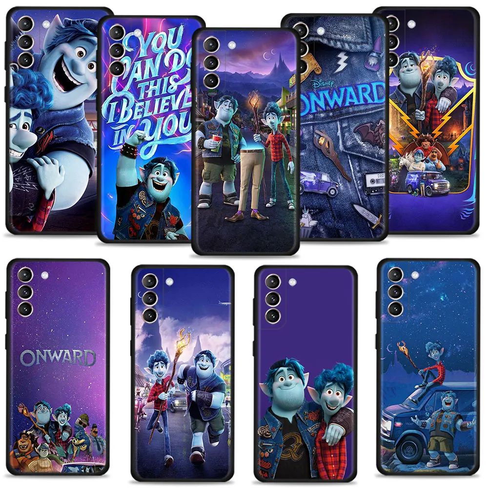 

Disney Movice Onward Phone Case For Samsung Galaxy S22 S21 S20 FE Ultra S10 S9 S8 Plus S10e Note 20Ultra 10Plus Cover Coque