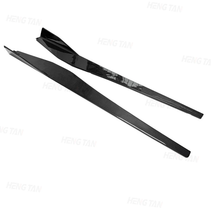 Автомобильные боковые юбки из углеродного волокна запчасти для Chevrolet Corvette C8 2021-2023