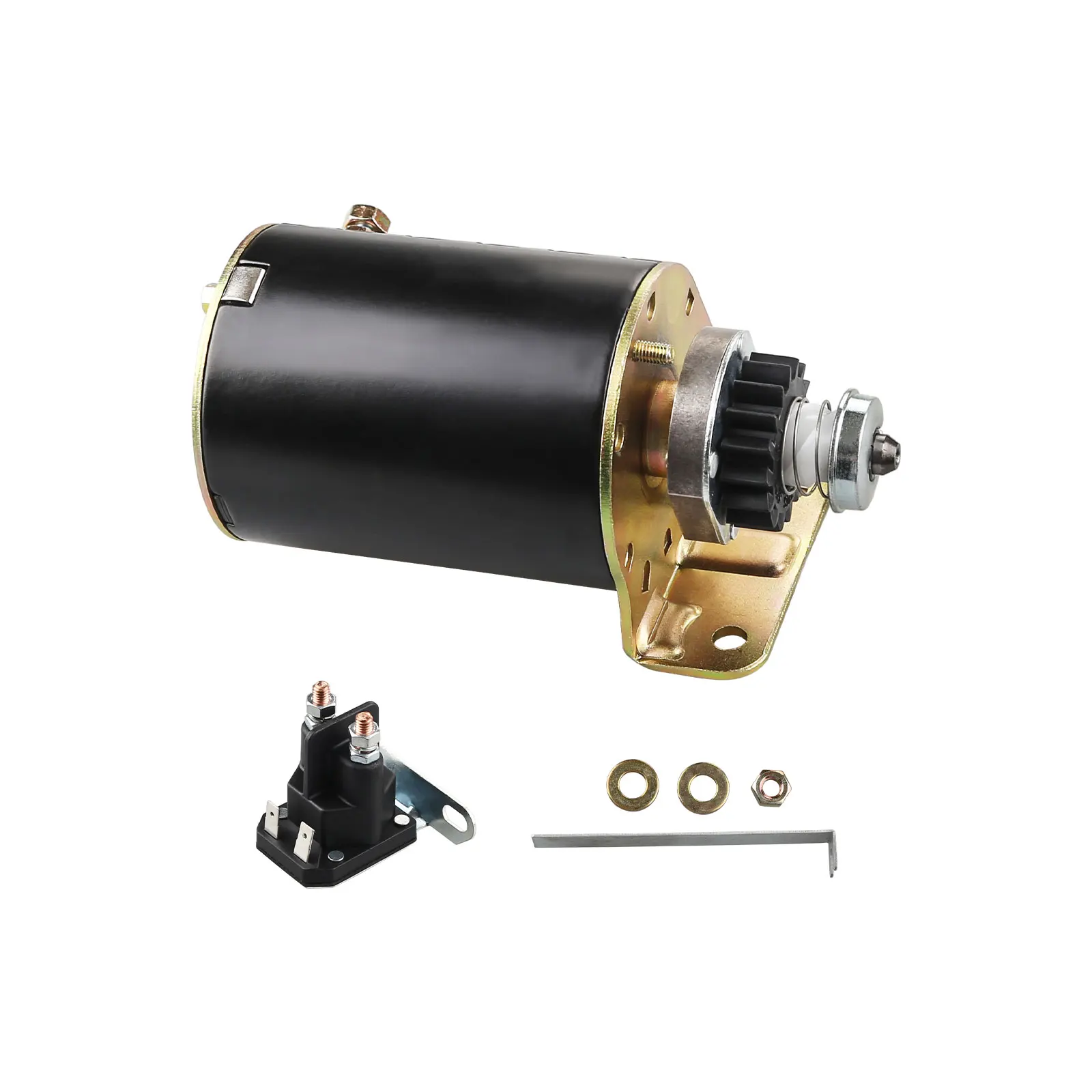 

16 зубьев, 12 В, стартер двигателя ДЛЯ Briggs 7HP-18HP, двигатели Cub CadetLawn, газонокосилка 1972-2002, двигатель для начинающих двигателей