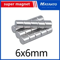 50100200pcs 6x6 mm mini small circular magnets 6mmx6mm fridge n35 neodymium magnet dia 6x6mm permanent ndfeb magnets 66