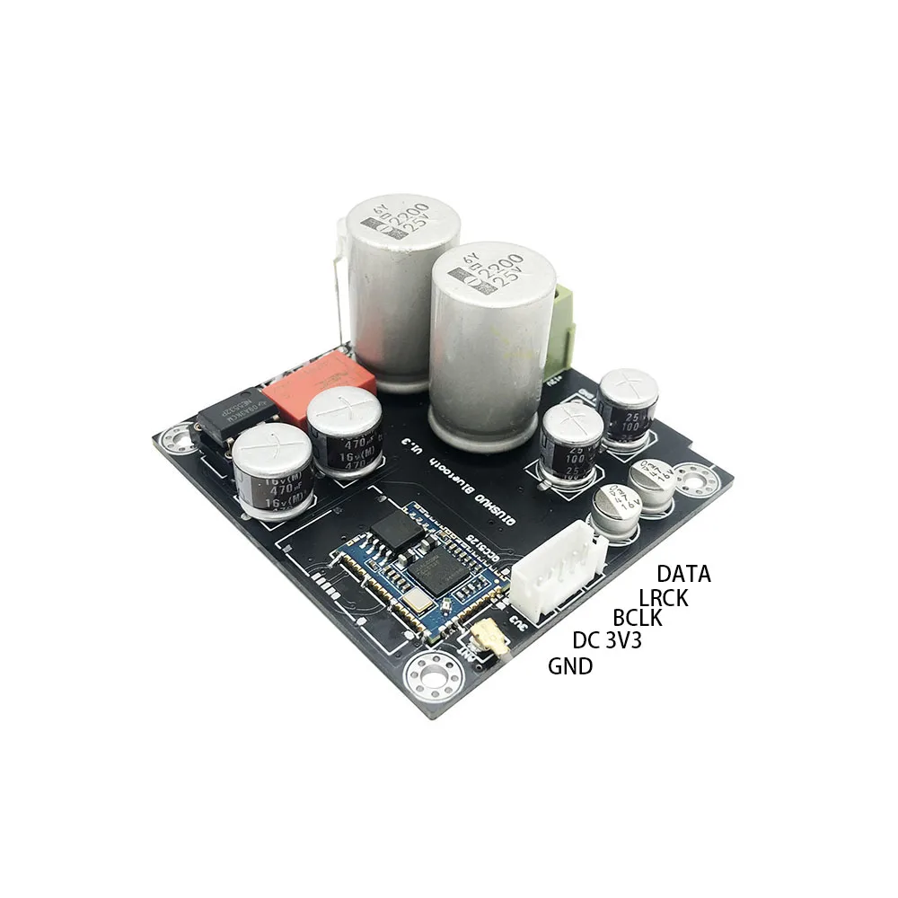 Беспроводной приемник QCC5125 Bluetooth 5 1 Плата декодера I2S ES9018K2M 32 бит/384 кГц аудиоцап |