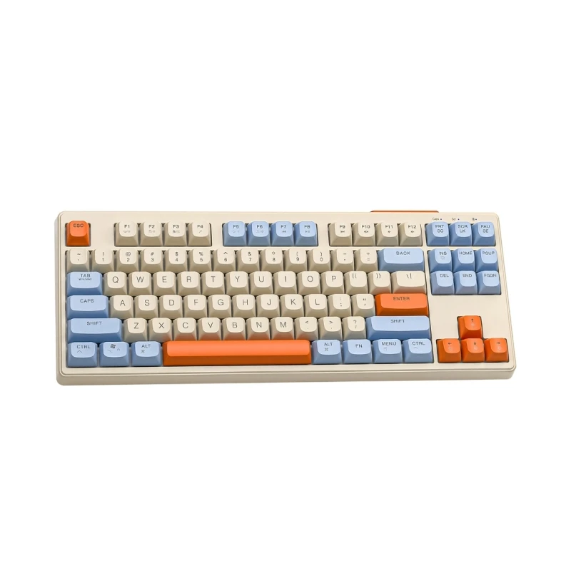 Беспроводная механическая клавиатура режимы BT5.0/2 4 ГГц Type-C Перезаряжаемая с 87