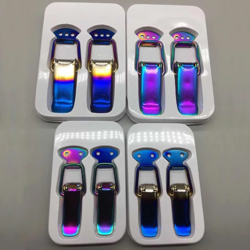 

Sales Bumper Buckle Hook Surrounding Lock Toolbox Buckle Box Buckle Modification Decoration Stainless Steel Fixing Buckle