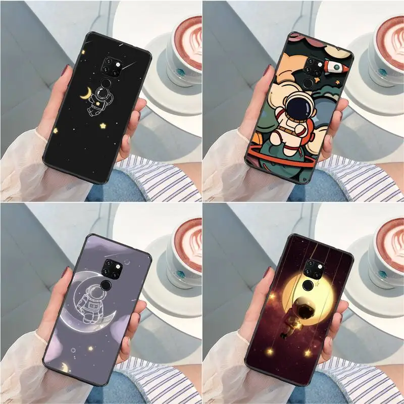 

Space Travel Phone Case For Huawei G7 G8 P7 P8 P9 P10 P20 P30 P50 Lite Mini Pro P Smart Plus Coves