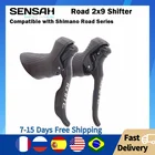 2x 9-скоростной дорожный переключатель передачтормозной рычаг, стальной переключатель, двухрычажный рычаг управления, велосипед, дорожный велосипед, переключатель передач, совместимый с