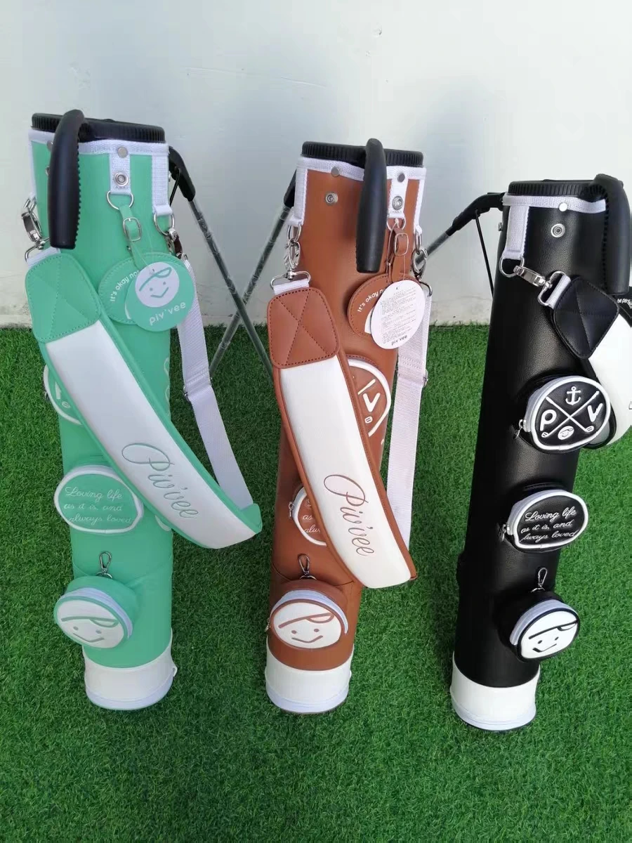 

Korean Original Single Golf Bag Waterproof PU Convenient Ball Bag Golf Stand Gun Bag Fashion Practice Bag