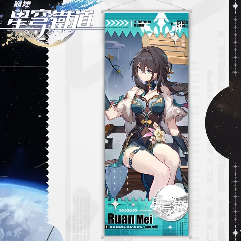 Аниме звезда На Рельсах Постер Honkai Художественный Принт Холсте Современный