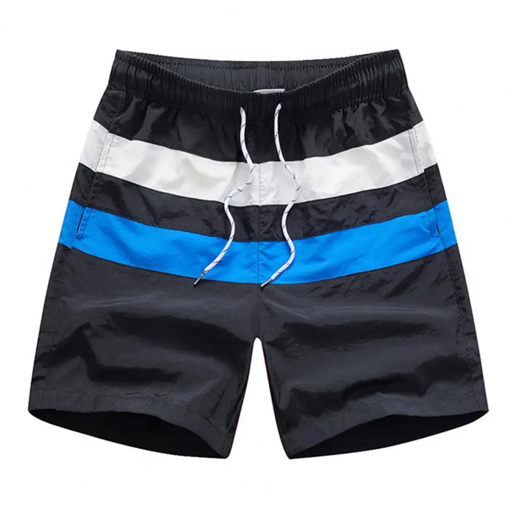 

Men's Shorts Striped Breathable Polyester Men Surf Beach Quick Dry Shorts for Beach купальник 2022 новинка Swimwear Daily Wear