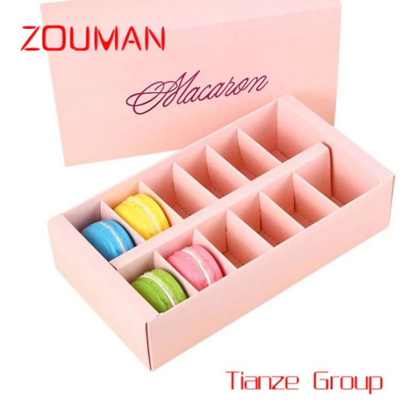 Прозрачная коробка из ПВХ для Открывания Окна макарон