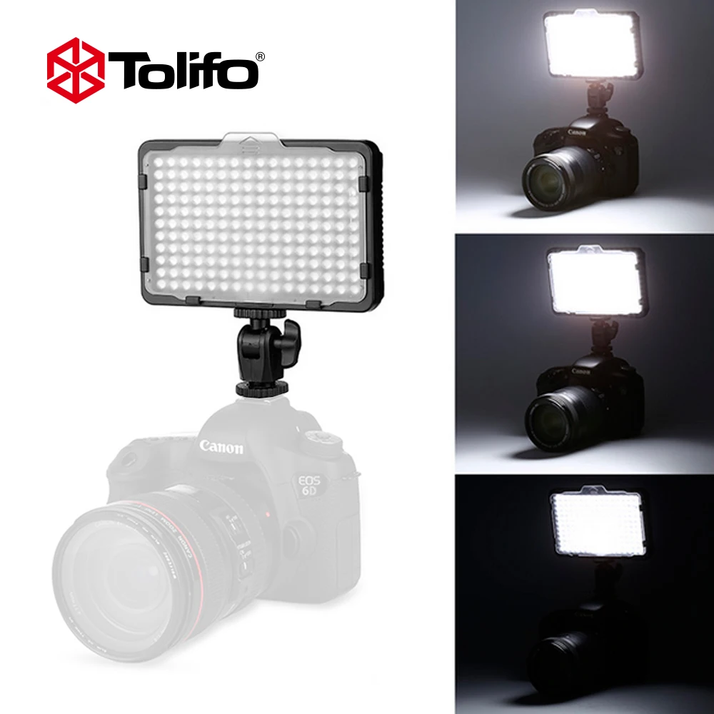 

Tolifo PT216S Battery Powered Ultra Thin and Bright Daylight LED Video Camera Light with Dimmable Brightness for Camera