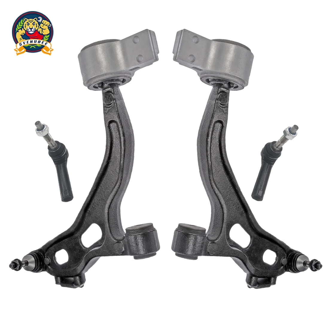 

Svenubee 4pcs Front Lower Control Arm Outer Tie Rod End for Ford Taurus Flex Lincoln MKT MKS 2013 2014 2015 2016 2017 2018