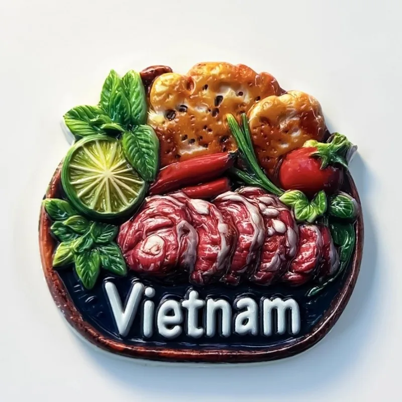 Фото Вьетнамские наклейки на холодильник Mekong River Travel Souvenirsfestival сегмент магниты на холодильник украшение дома свадебные подарки №4
