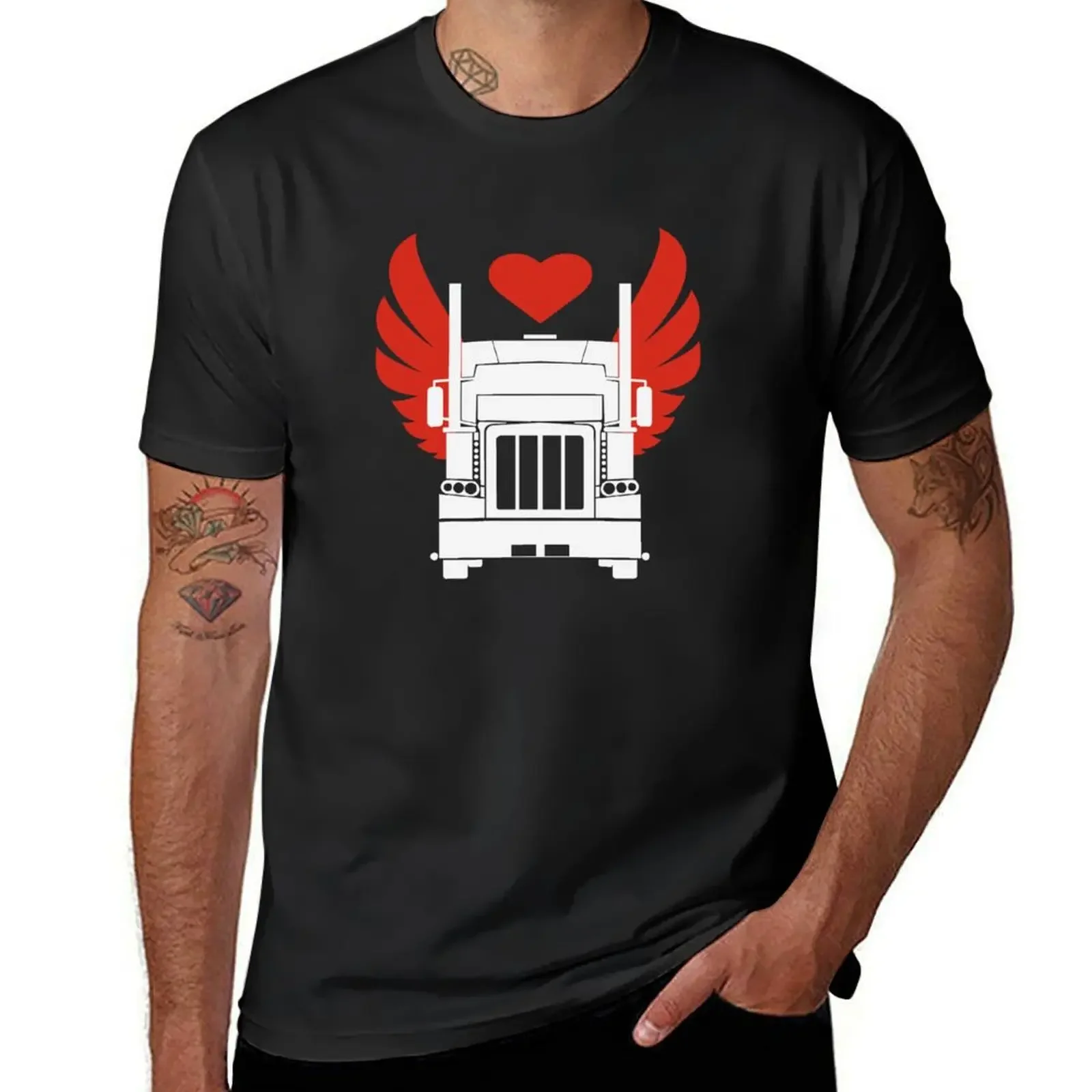 Футболка I Love Truckers футболка оверсайз с графическим рисунком винтажные футболки