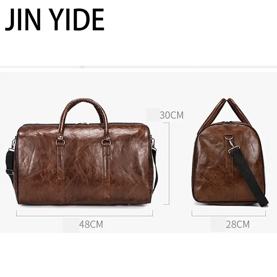 2023 Travel Bag Waterproof Wear Resistant Travel Bags Unisex Handbag PU Sturdy Hand Larger Capacity Bags Sports Big Bag Bolsos