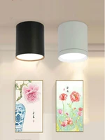 led ceiling light surface mounted dimmable ceiling lamps cylinder 7w 12w 15w for bedroomliving roomstudyofficeshopstudio