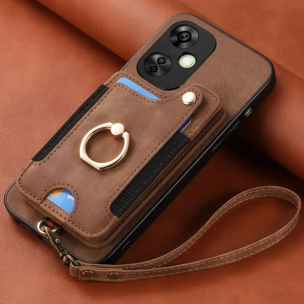 Чехол-накладка для Oneplus 11 10T ACE Pro 5G RFID, кожаный, с отделением для карт