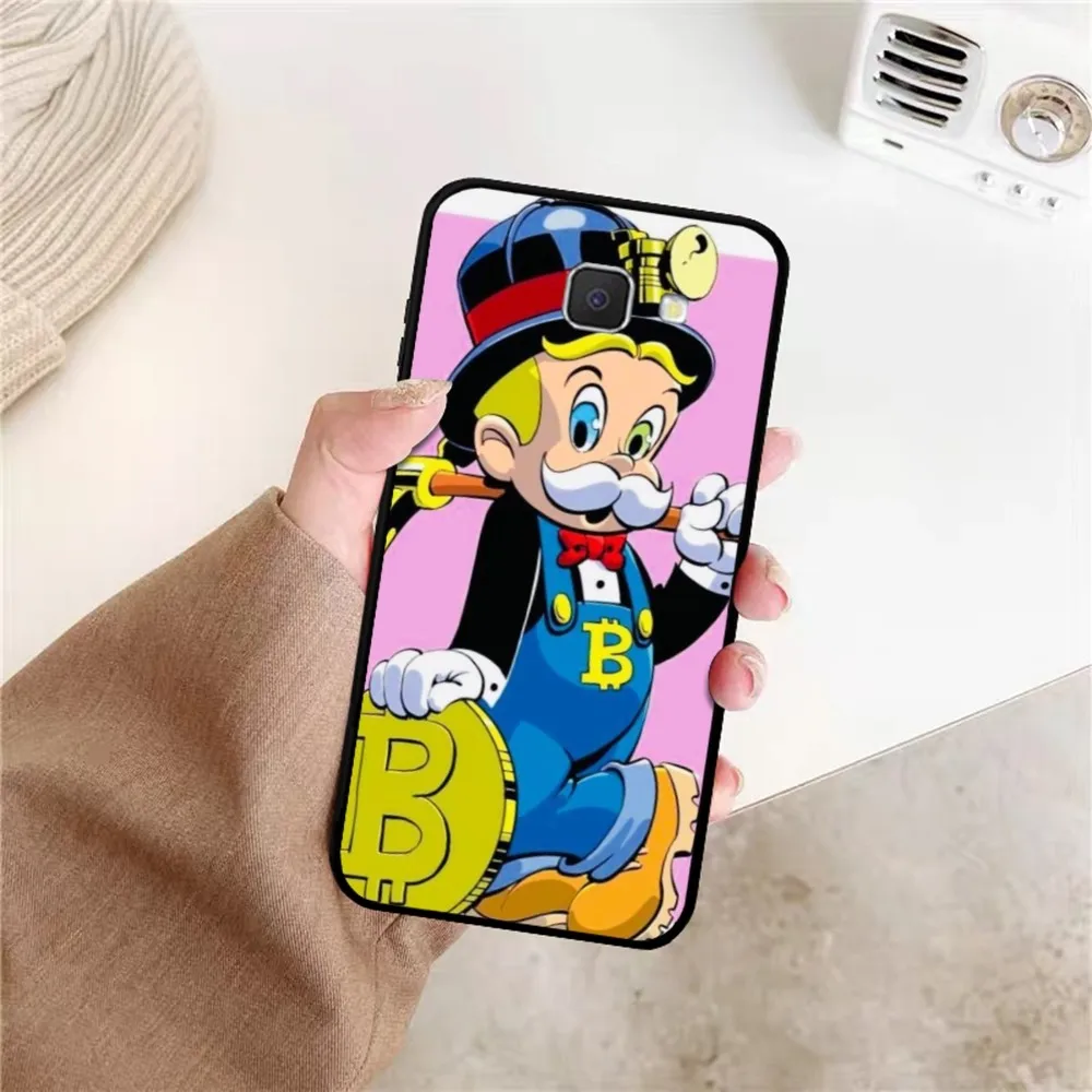 Trend Cartoon Dollar Alec Monopoly Phone Case For Samsung J 7 Plus 7core J7 Neo J6 Prime J4 Mobile Cover