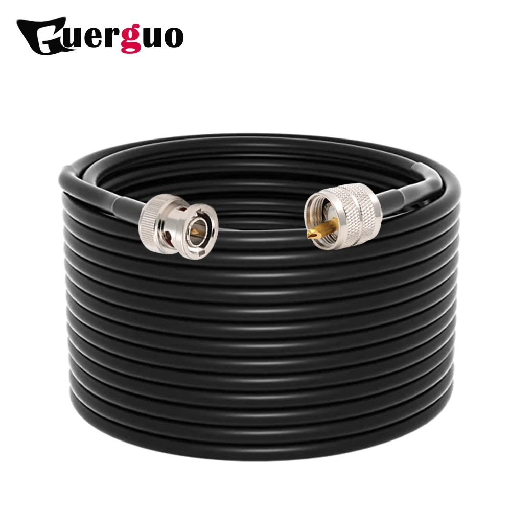 

RG58 Pigtail BNC Male To UHF Female So239 So-239 Jack Straight Jumper Pigtail RG58 RF Coaxial Extension Cable 0.5M 1M 2M 5M 10M