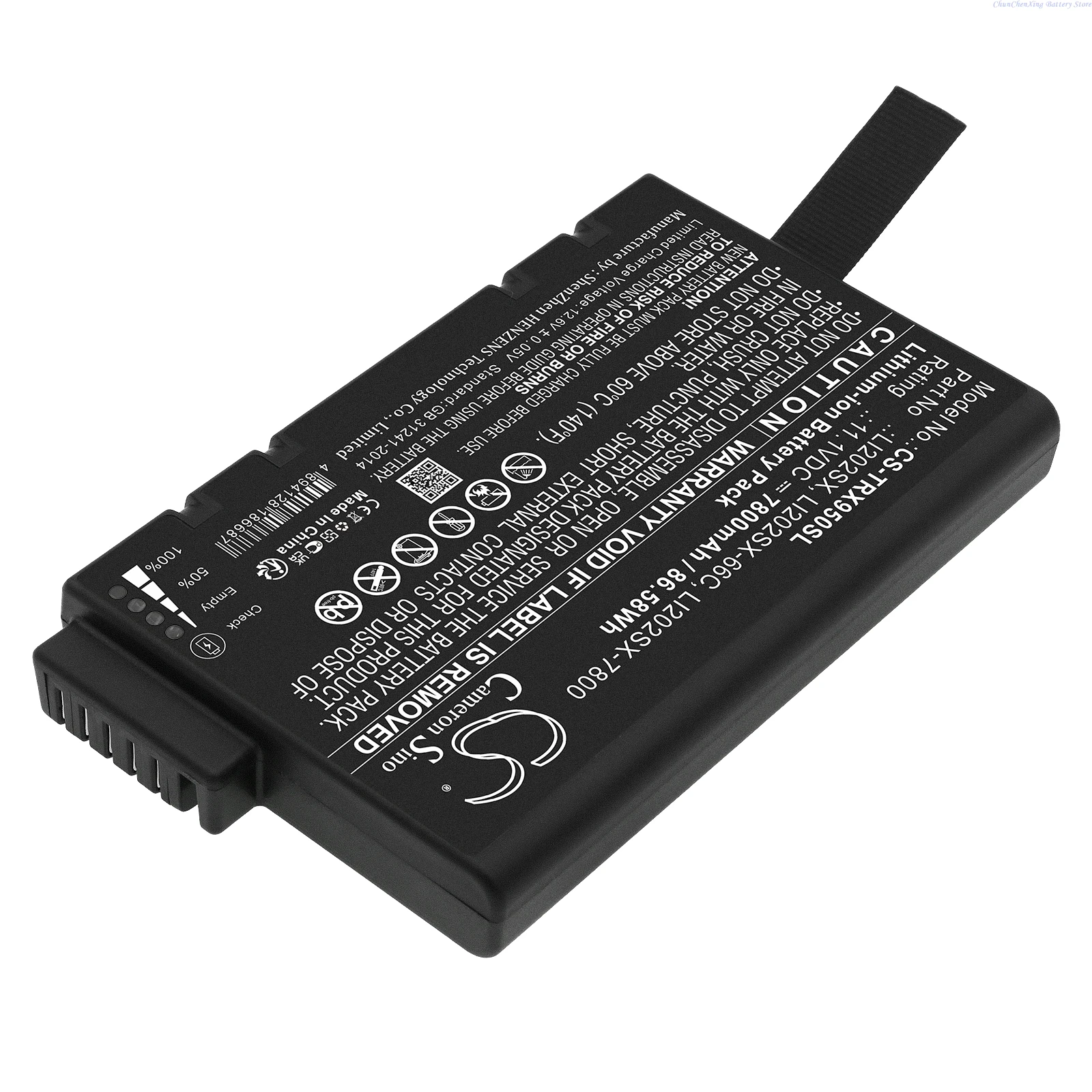 Аккумулятор Cameron Sino 11 1 В 7800 мАч 3910-12 для Rohde & Шварц EB200 инструмента Kanomax 3910 +
