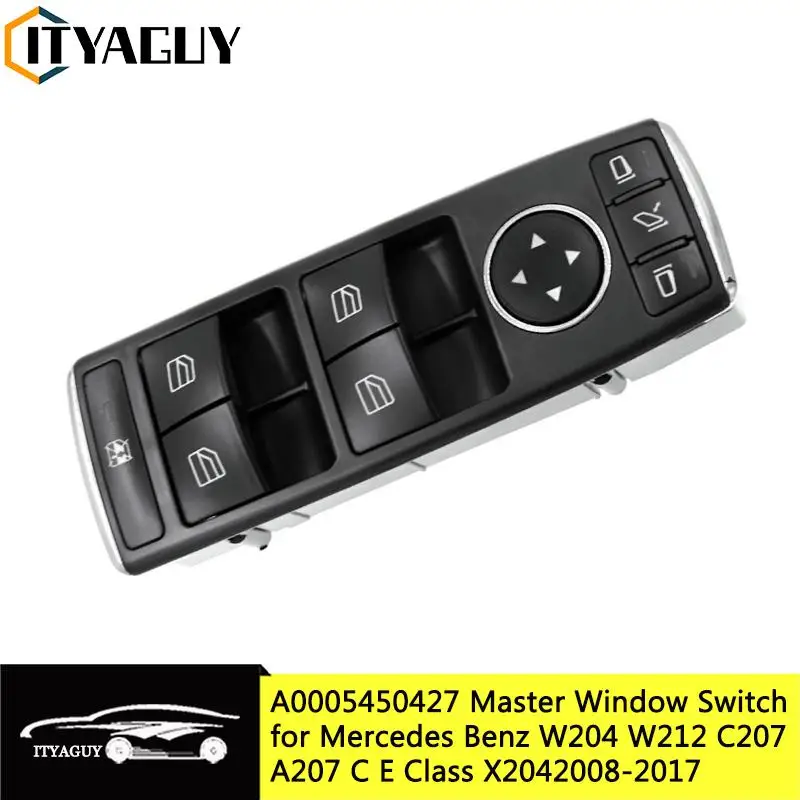 

Front Left Power Window Master Control Switch For Mercedes Benz C200 C260 E260 E300 GLK300 A2049055402 2049055402 A 204 905 5402