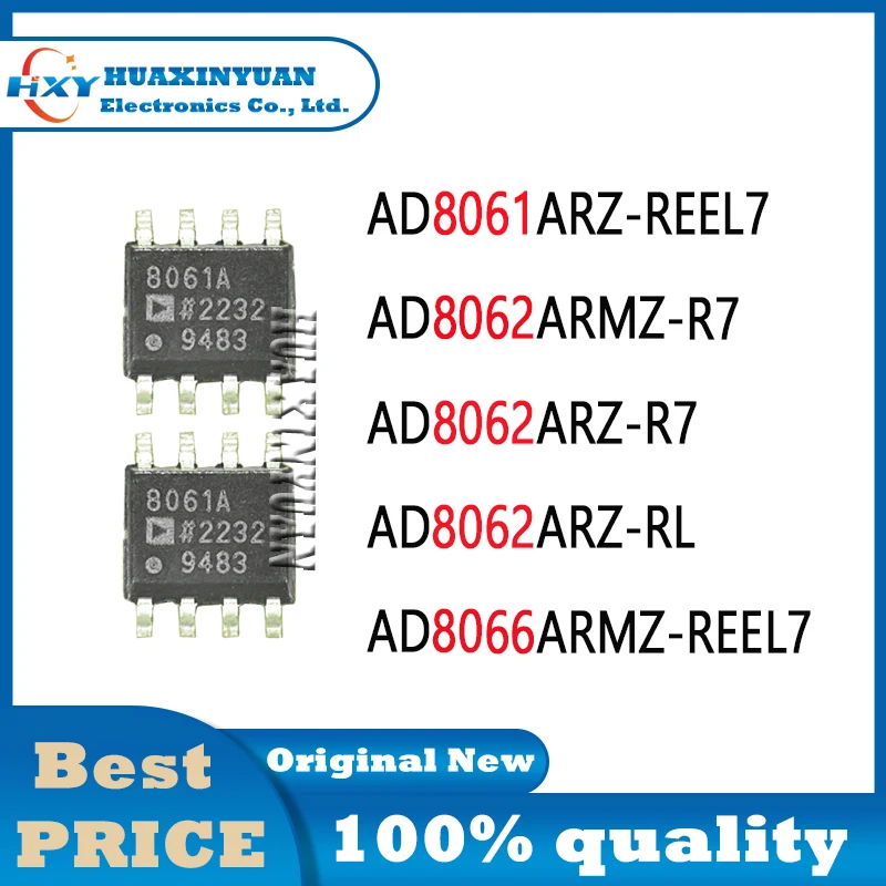 1 шт./партия,AD8061ARZ-REEL7 AD8062ARMZ-R7 AD8062ARZ-R7 AD8062ARZ-RL AD8066ARMZ-REEL7 AD8061 A  флэш-микросхема