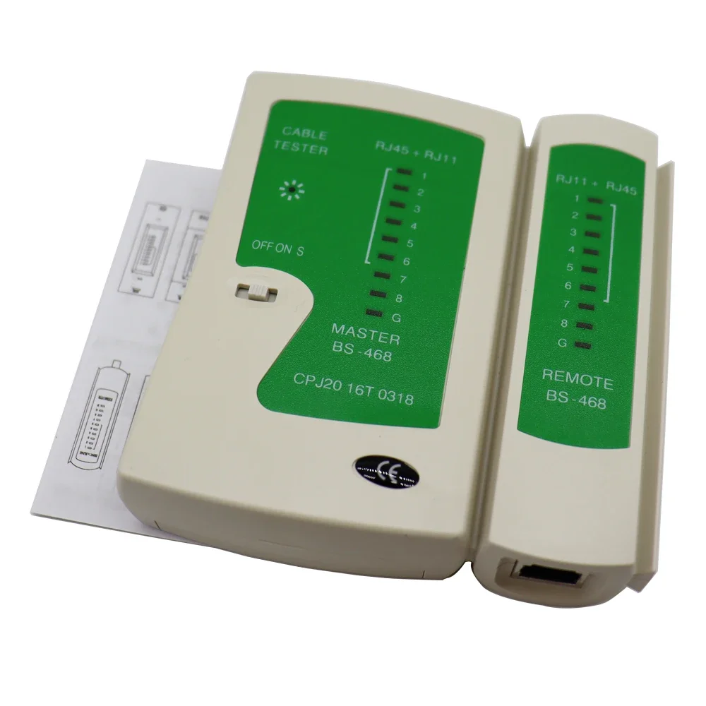 Тестер сетевого кабеля RJ45 RJ11 RJ12 Cat5 Cat6 UTP тестер LAN детектор провода телефонной