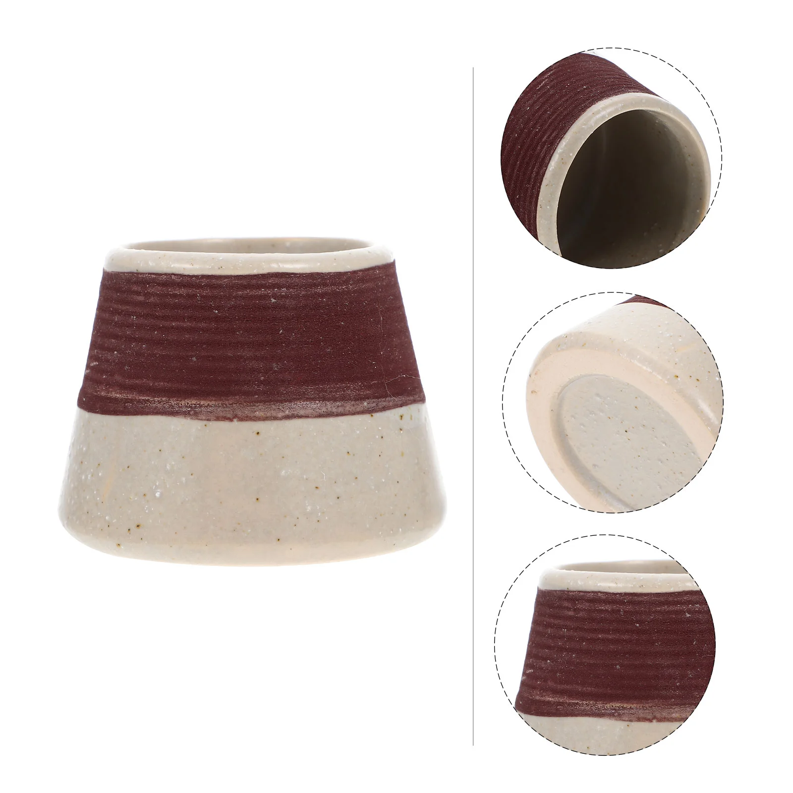 

Ceramic Matches Holder Washable Matches Jar Living Room Storage Jar Mini Holder