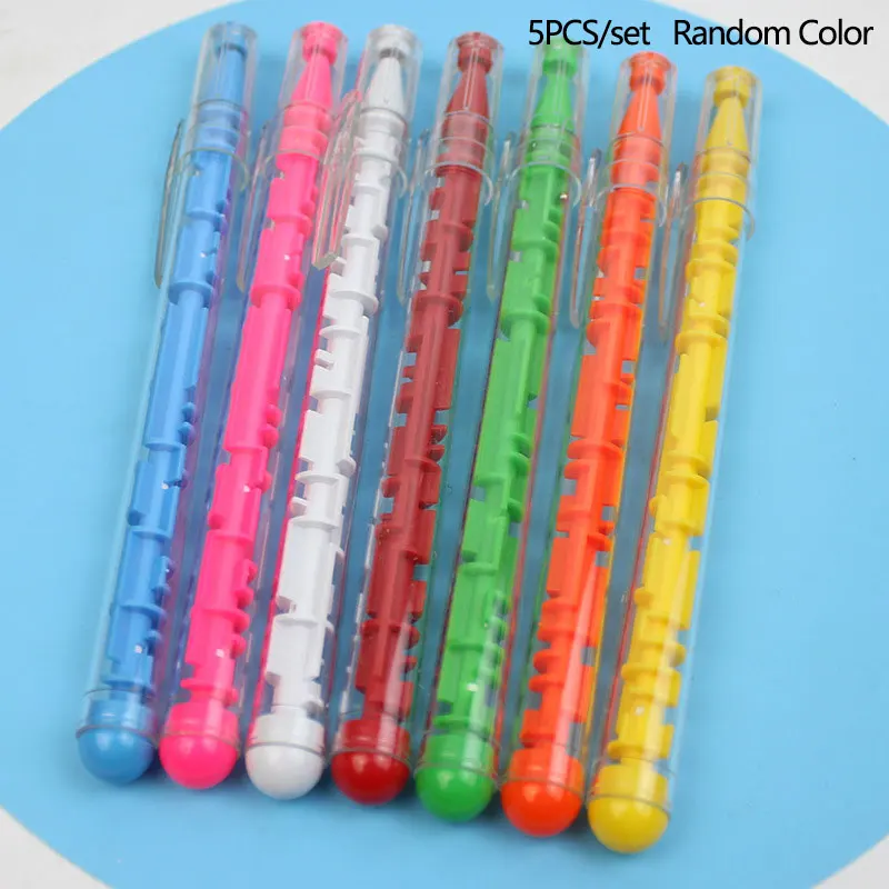 

5PCS Novelty Labyrinth Pen Kids Toy Prize Ballpoint Pen Creative Pen for Kids