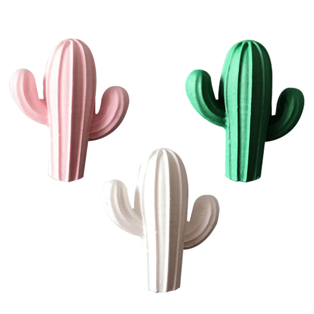 

3 Pcs Greenery Decor Potted Car Freshener Air Vent Cactus Shape Aroma Clip Perfume Interior Plaster Clamp