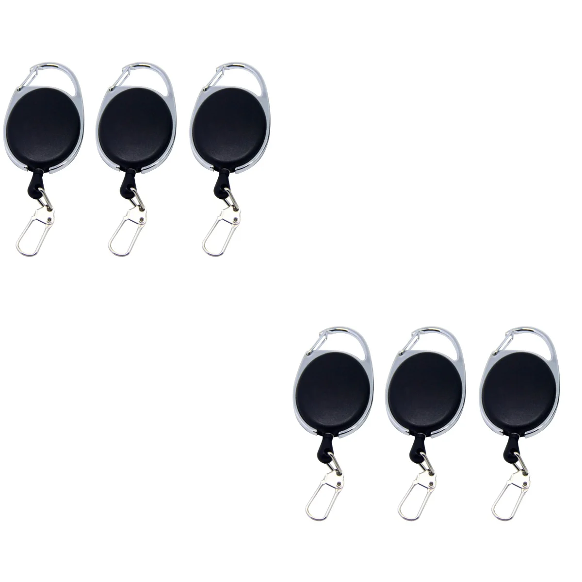 

Badge Clip Holder Name Id Nurse Carabiner Reel Retractable Key Belt Keychain Clips