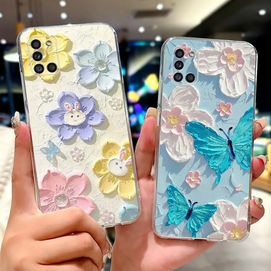 Чехол для Samsung Galaxy A31 SM-A315F/DS новый дизайн чехол из ТПУ A71 A51 A515F мягкий силиконовый A