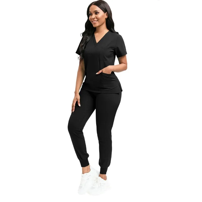 Униформа для медсестер и женщин повседневная одежда с коротким рукавом