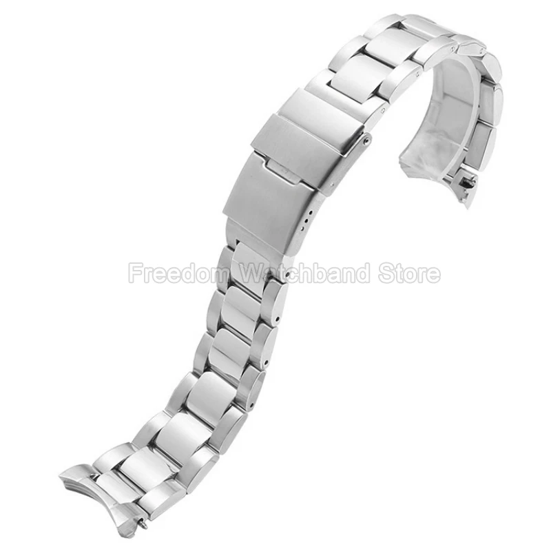 Браслет из нержавеющей стали с защитой от коррозии, 21 мм для Longines Conquest L3.781.4, ремешок для часов с пряжкой из нержавеющей стали (art.: 3920d0337fe8e) - 3920d0337fe8e