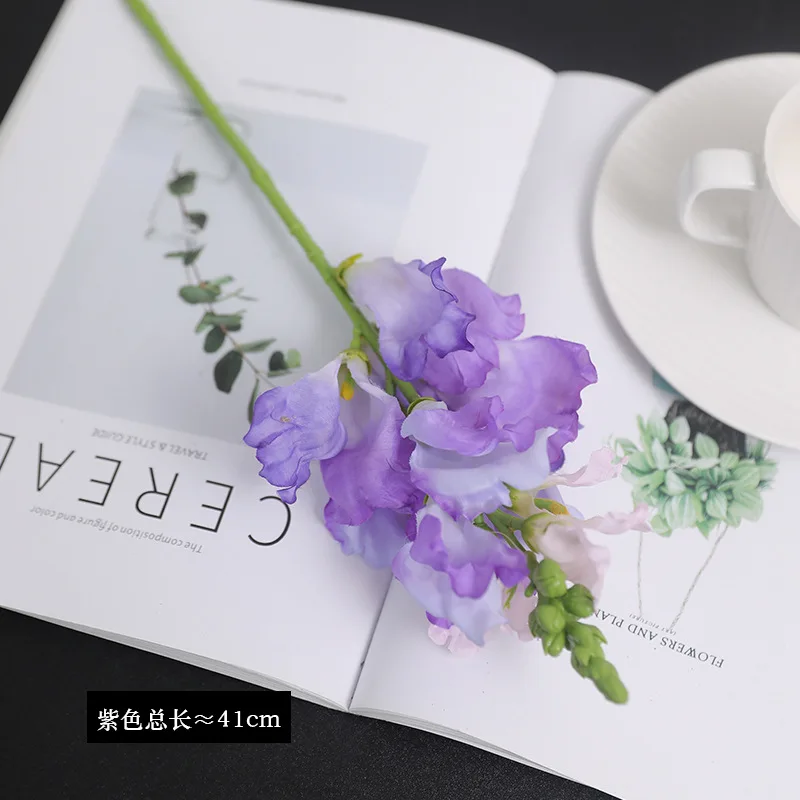 

Искусственные фиолетовые шелковые цветы Anlincong, 10 шт., для свадьбы