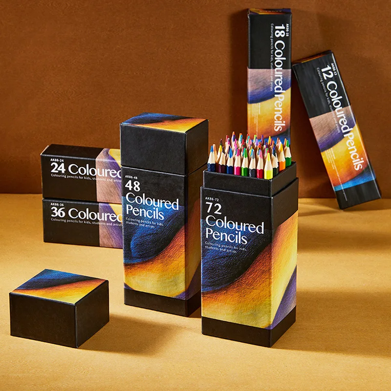Набор карандашей для рисования 12/18/24/36/48/72 цветов