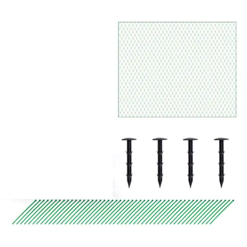 Садовая сетка защитная от птиц зеленая для садовых растений фруктовых деревьев с