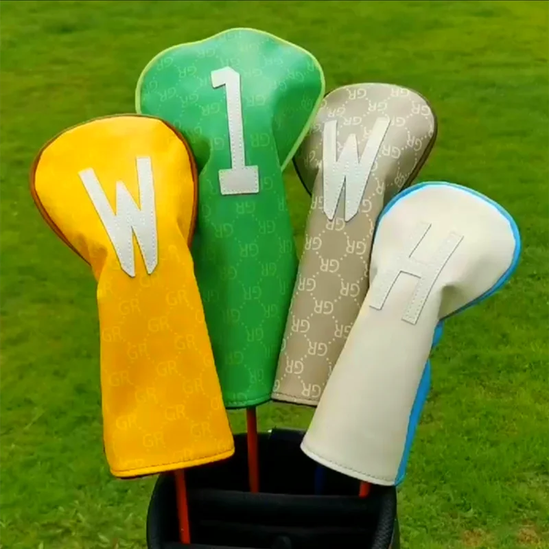 

The pitch of Kings Golf Woods Hybrid HeadCovers, For Driver Fairway Putter Clubs Iron Club Set Heads PU Leather Unisex