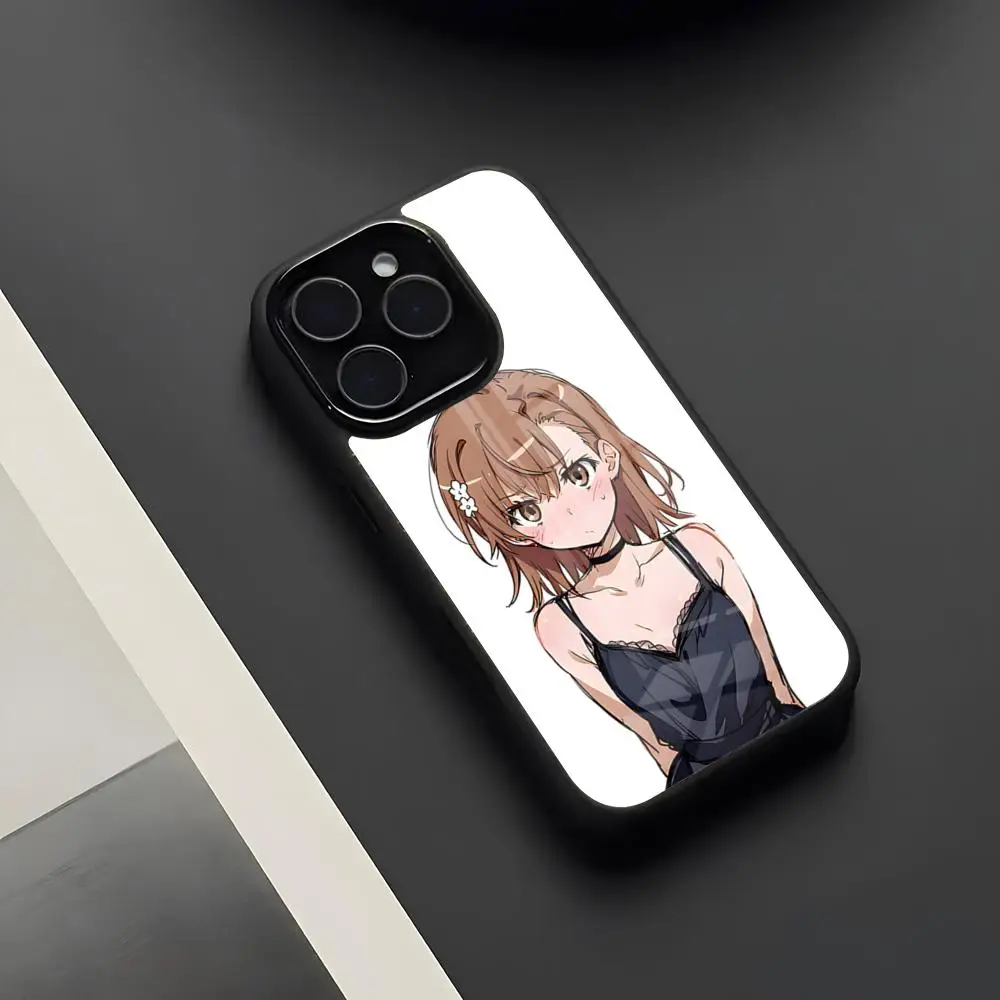 Чехол для телефона A Certain Scientific Railgun T для iPhone 17 Pro Max 16 15 14 13 11 Pro Max Plus, стеклянный чехол (art.: 3920d4e908ddc) - 3920d4e908ddc