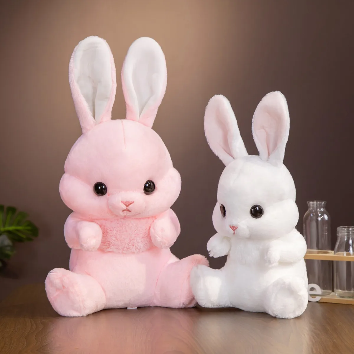 

Long ears Rabbit Plush Toys Kawaii Toys Bunny Plush Pillow Toy Stuffed Soft Dolls Children Birthday Brinquedos Gift For Kids
