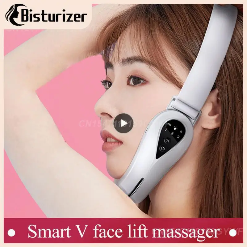 

Electric Face Slimming Instrument V-shaped Facial Beauty Instrument Vibrating Massager Double Chin Reducer Facial Lifter